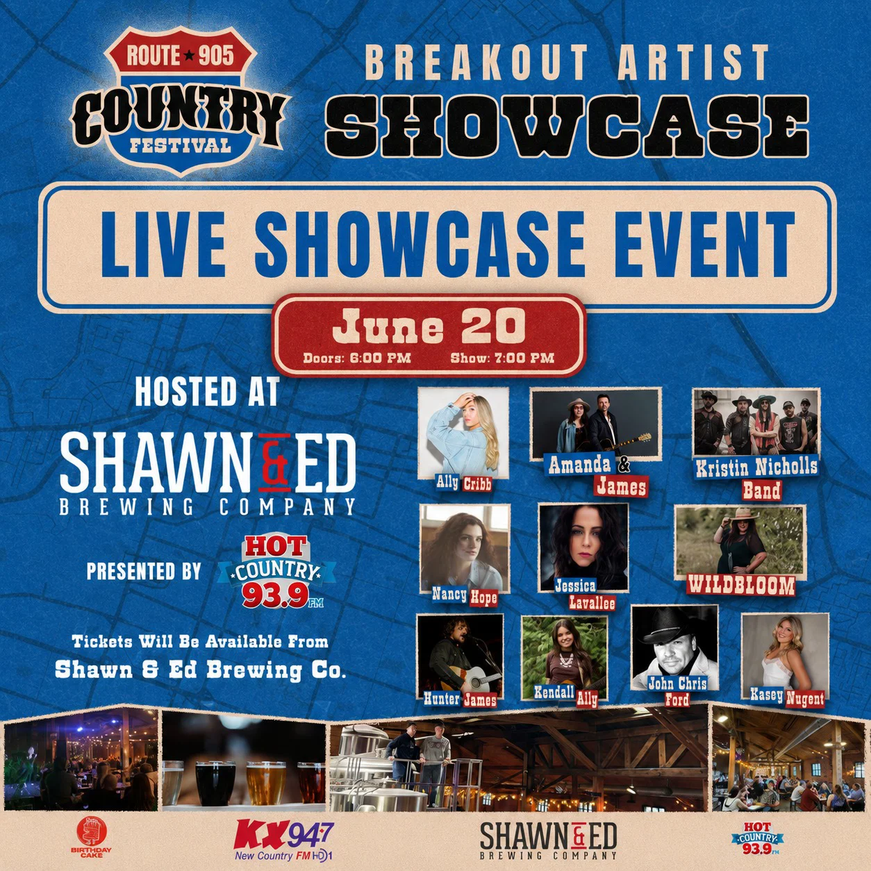 Route 905 Breakout Artist Showcase