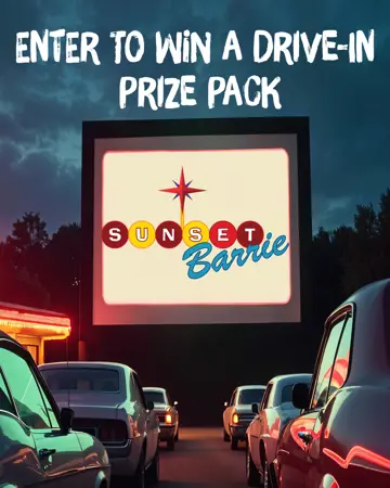 Win the Ultimate Movie Night at Sunset Barrie Drive-In