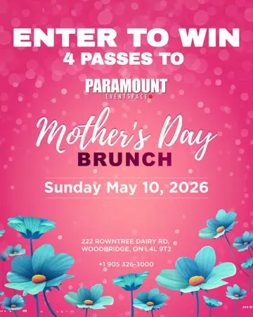 Enter to Win passes to the Mother's Day Brunch at Paramount 