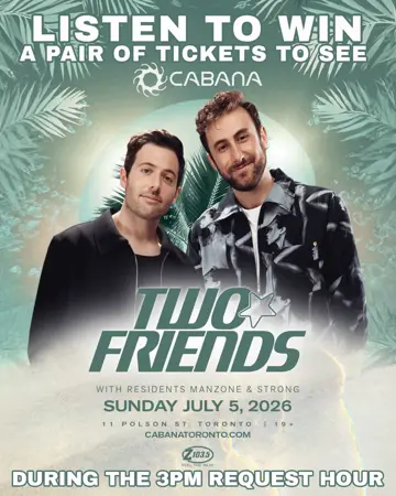 Win Tickets To See Two Friends At Cabana Toronto