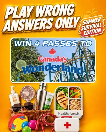 WIN 4 TICKETS TO CANADA’S WONDERLAND